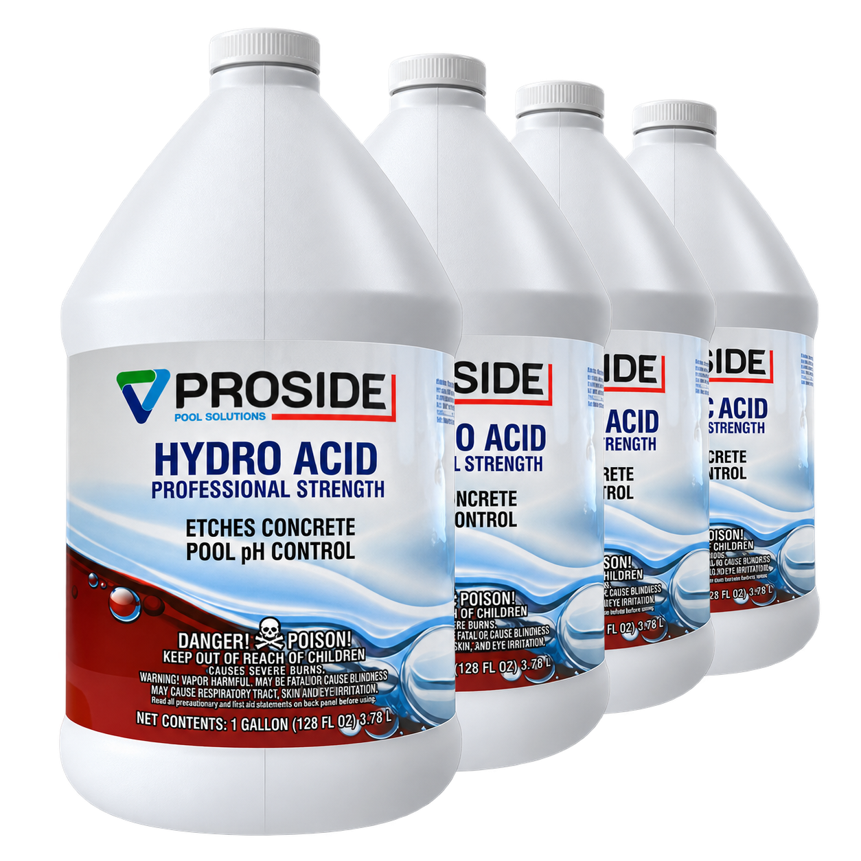 ProSide Hydro Acid gallon bottles illustration